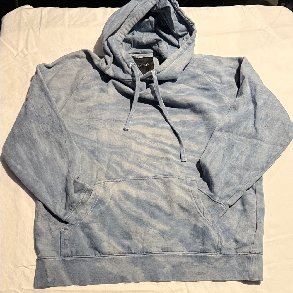 Joe's Jeans Light Blue Tie-Dye Hoodie
